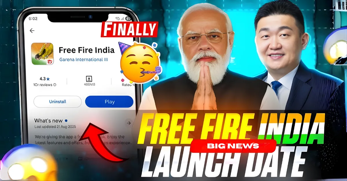 Free Fire India Launch 2025