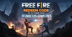 Free Fire Redeem Code 28 October 2025