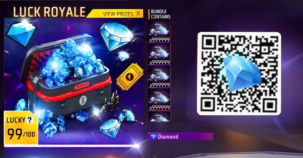 Free fire diamond qr code