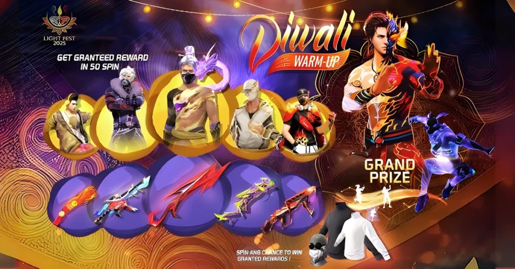 Garena Free Fire Diwali Reward 2025