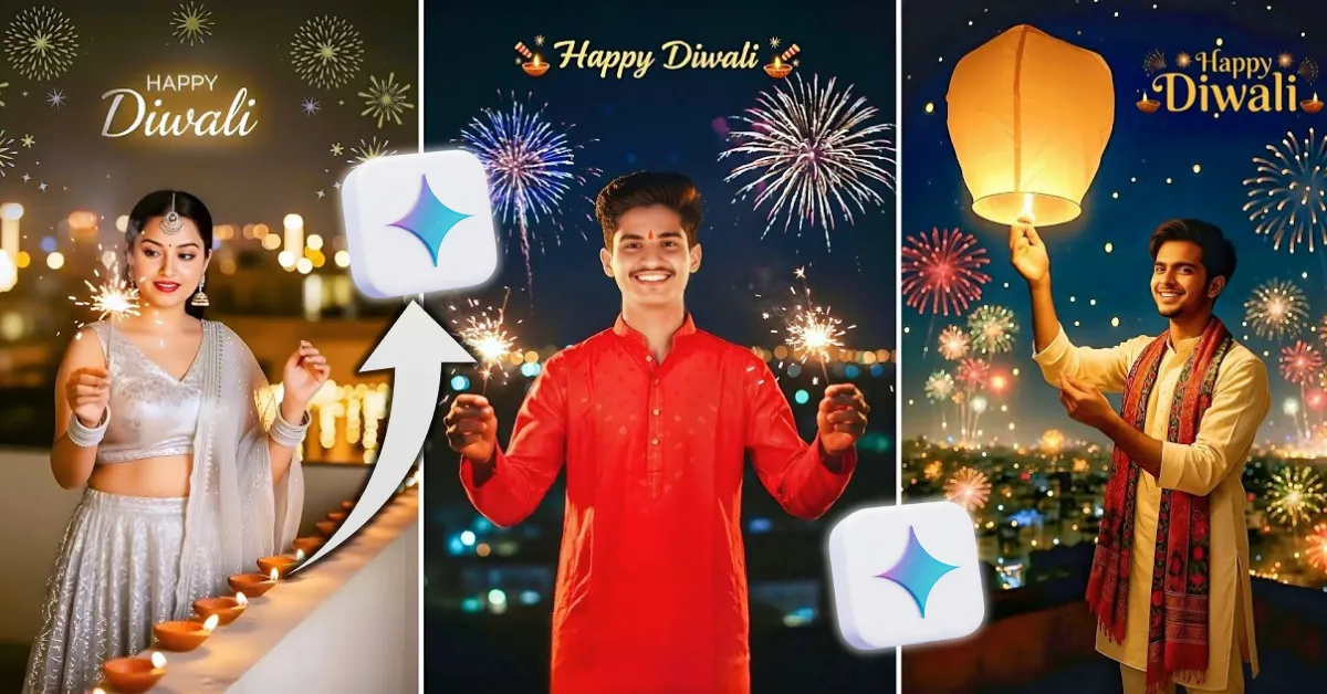 Gemini Diwali Photo Editing