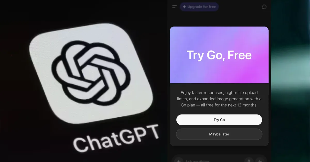 ChatGPT Go 12 months free